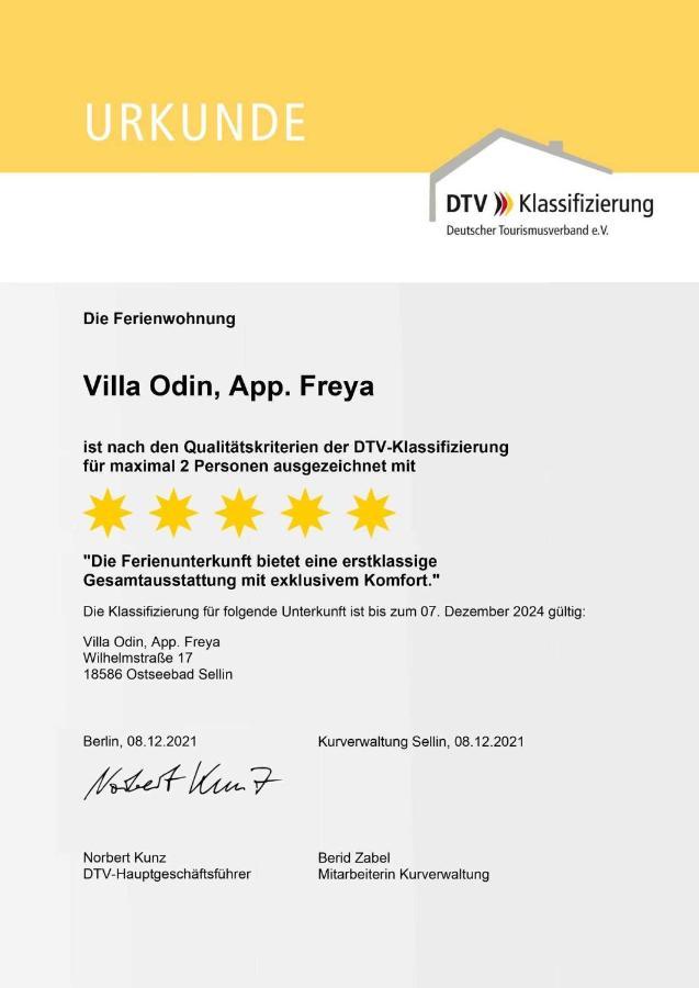 Villa Odin Freya Зеллин Экстерьер фото
